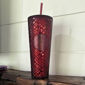 Starbucks Ruby Red Textured Tumbler